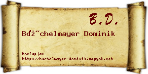 Büchelmayer Dominik névjegykártya